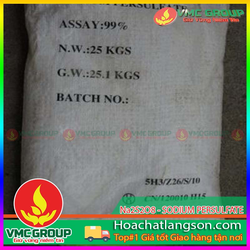 Na2S2O8 - SODIUM PERSULFATE Na2S2O8 - SODIUM PERSULFATE