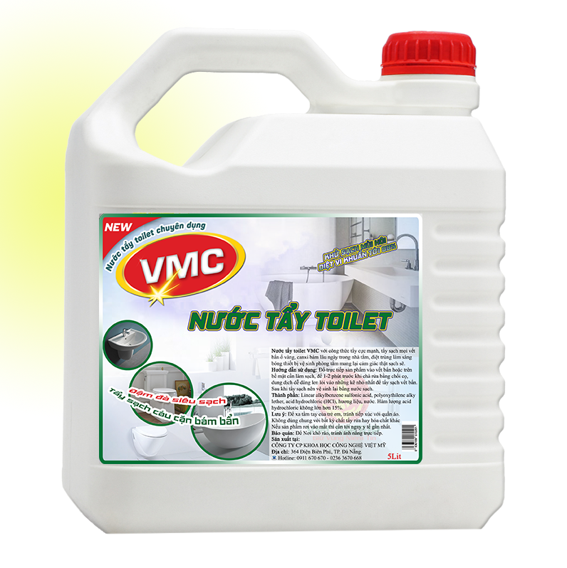 NƯỚC TẨY TOILET VMC CAN 5LIT - HÓA CHẤT VIỆT MỸ™ | VMCGROUP